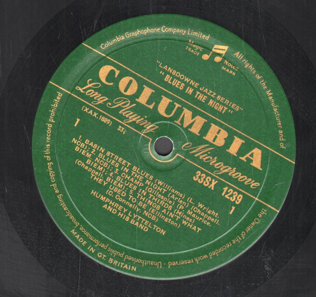 Humphrey Lyttelton And His Band - Blues In The Night - Lp
