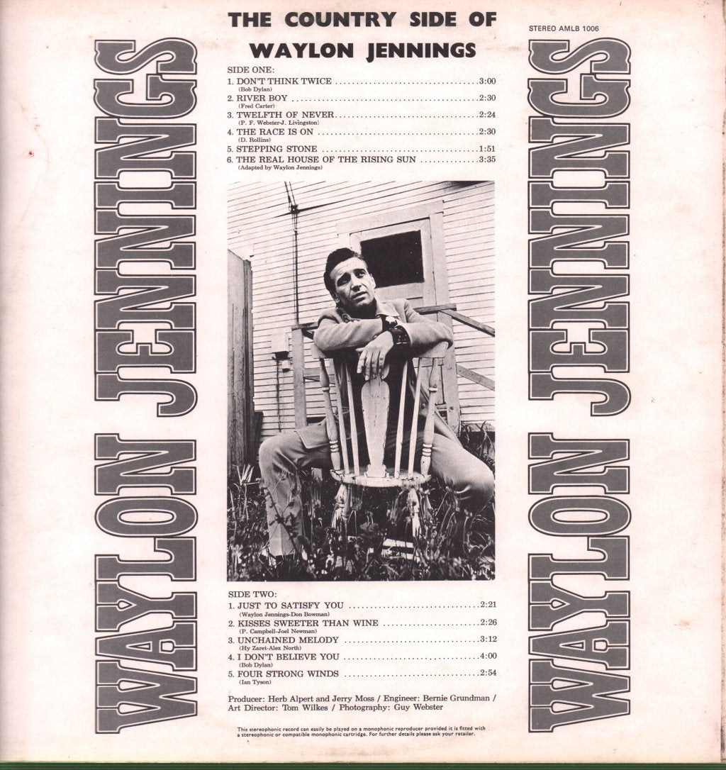 Waylon Jennings - Country Side Of Waylon Jennings - Lp