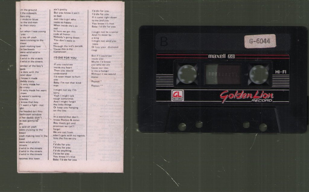 Bon Jovi - Slippery When Wet - Cassette