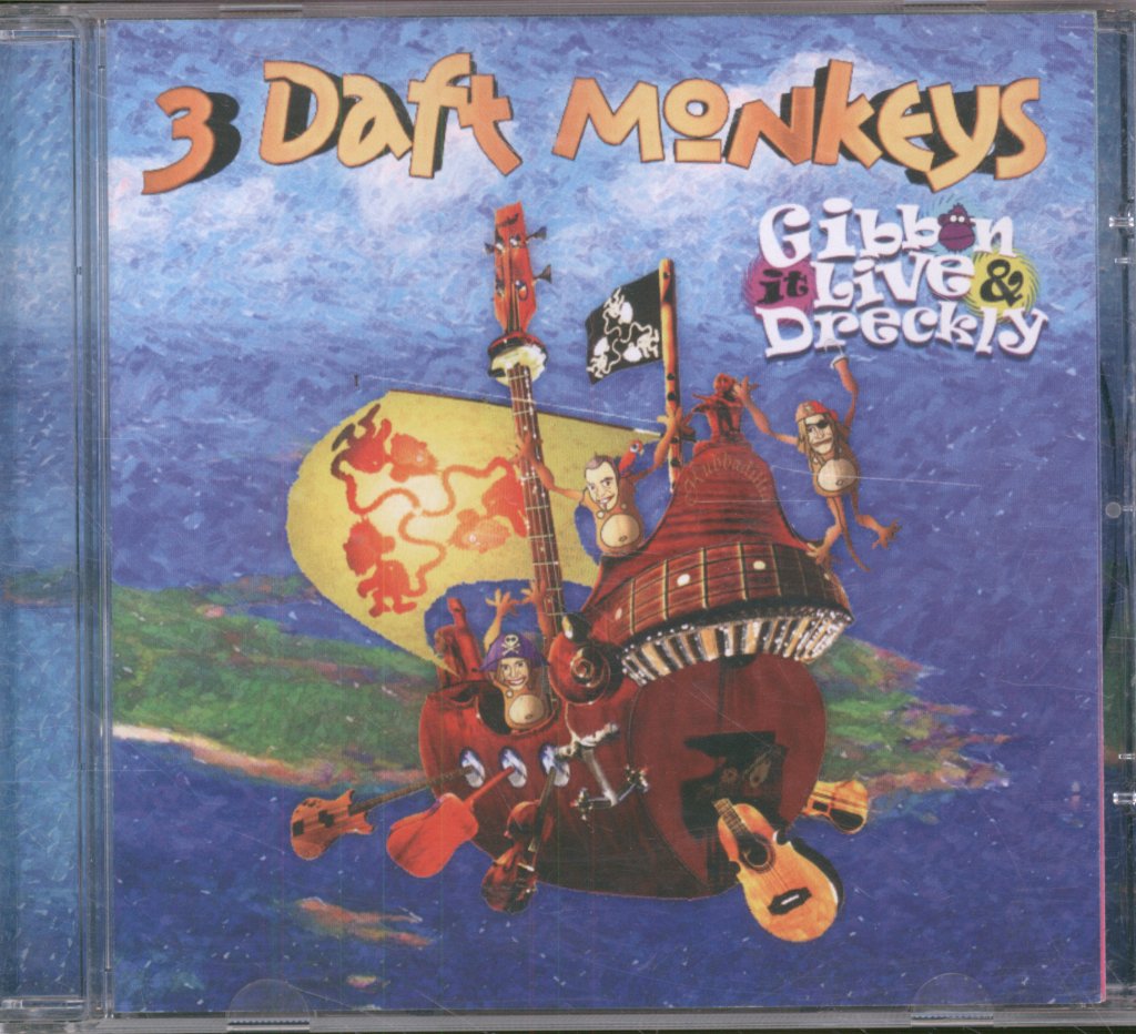 3 Daft Monkeys - Gibbon It Live & Dreckly - Cd