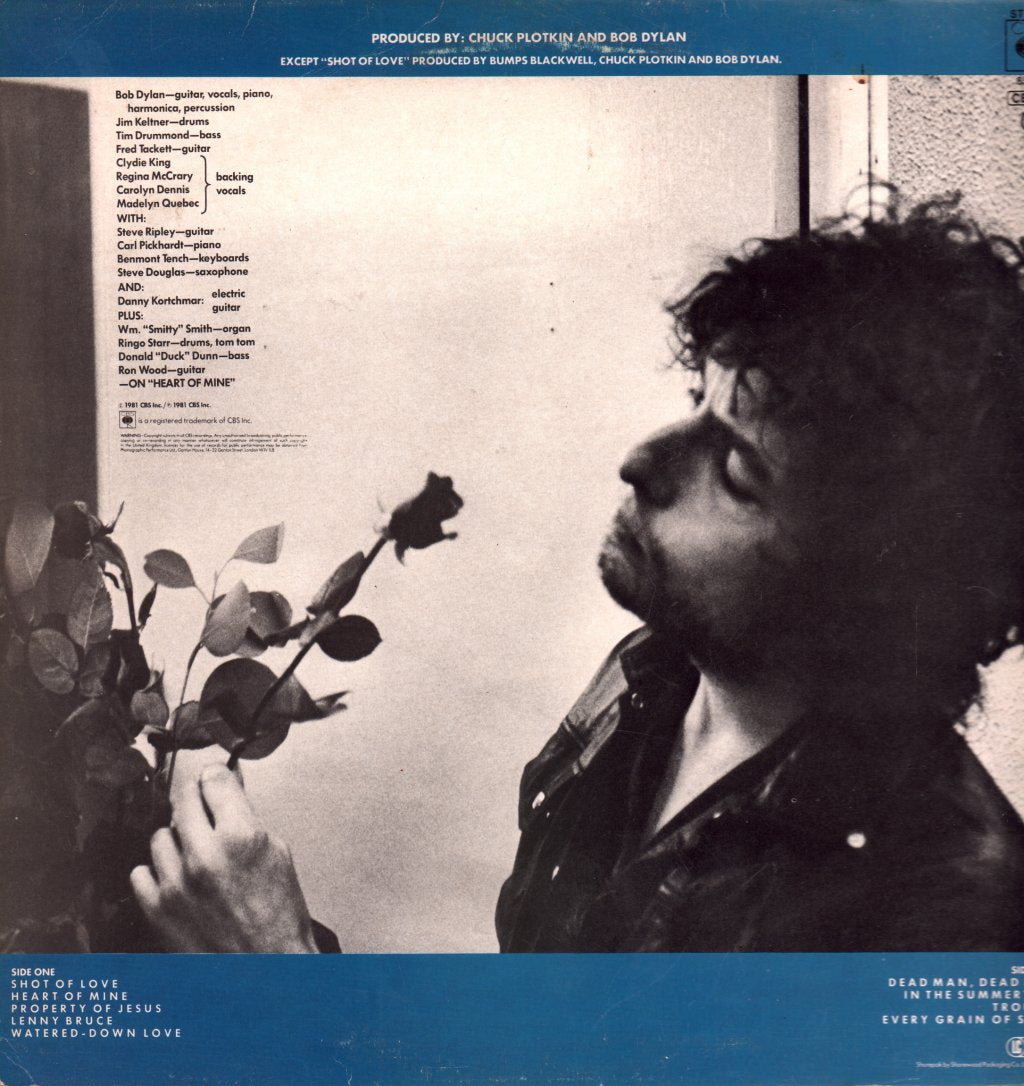 Bob Dylan - Shot Of Love - Lp