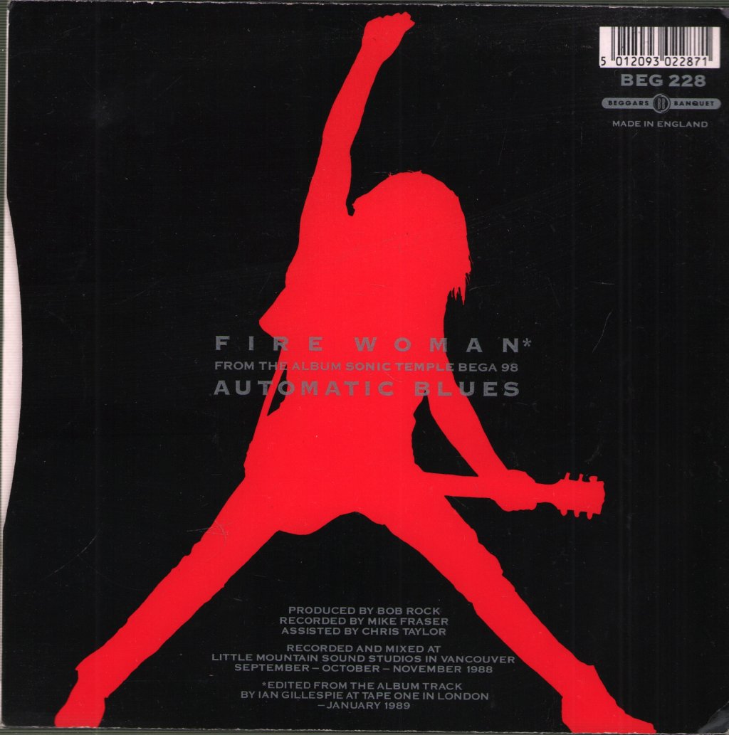 Cult - Fire Woman - 7 Inch