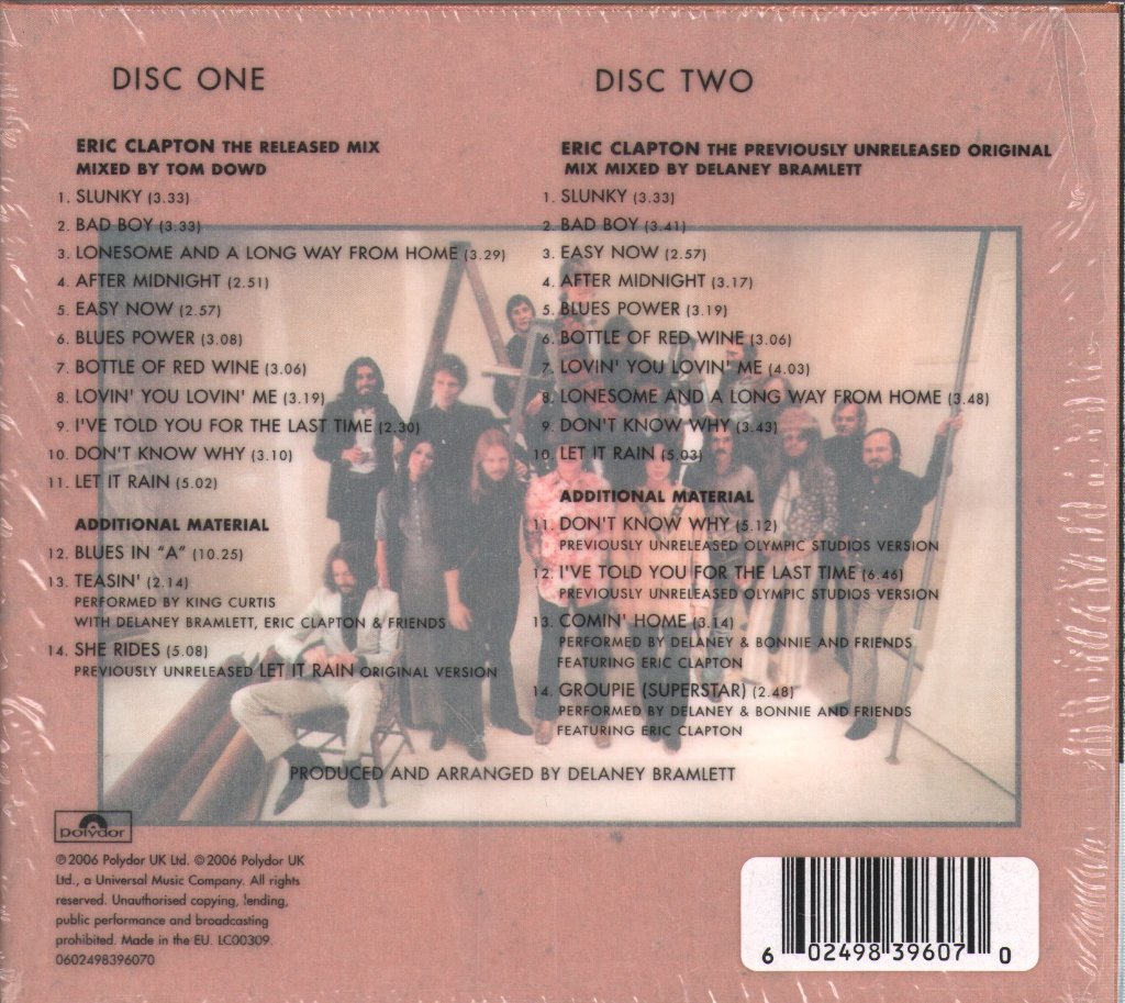 Eric Clapton - Eric Clapton - Double Cd