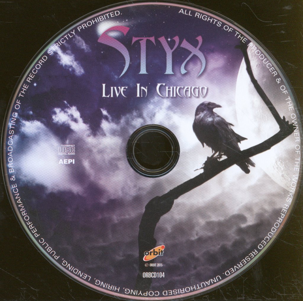 Styx - Live In Chicago Mantra Studio Recordings - Cd
