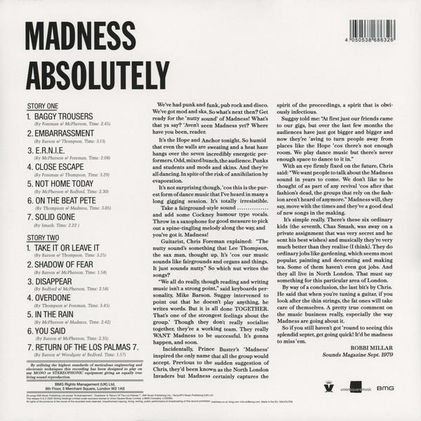 Madness - Absolutely - Lp