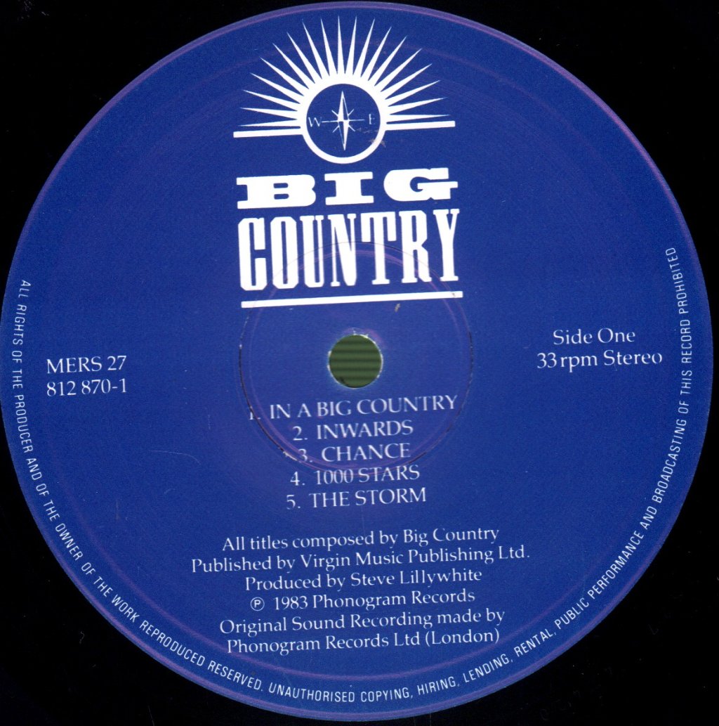 Big Country - Crossing - Lp