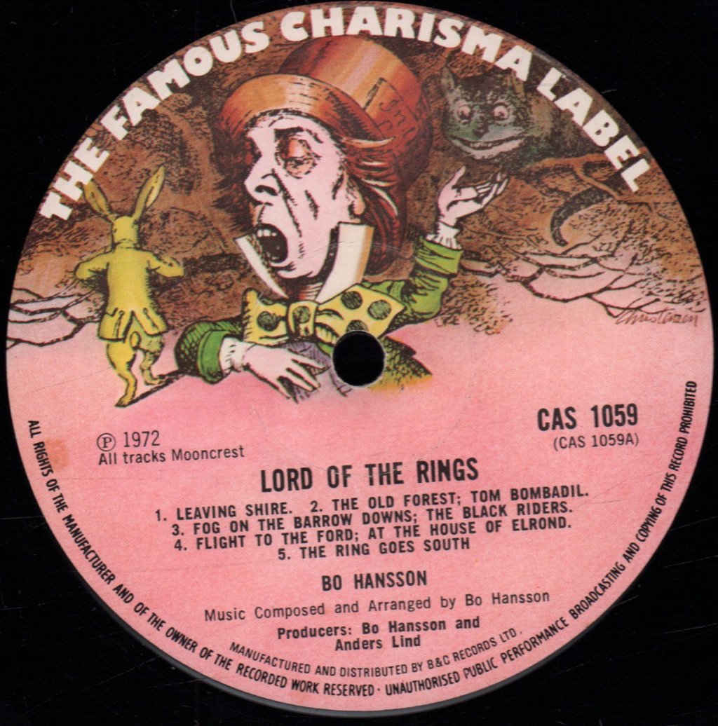 Bo Hansson - Music Inspired By Lord Of The Rings - Lp