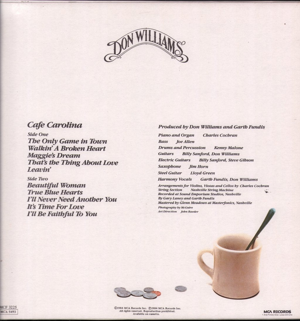 Don Williams - Cafe Carolina - Lp