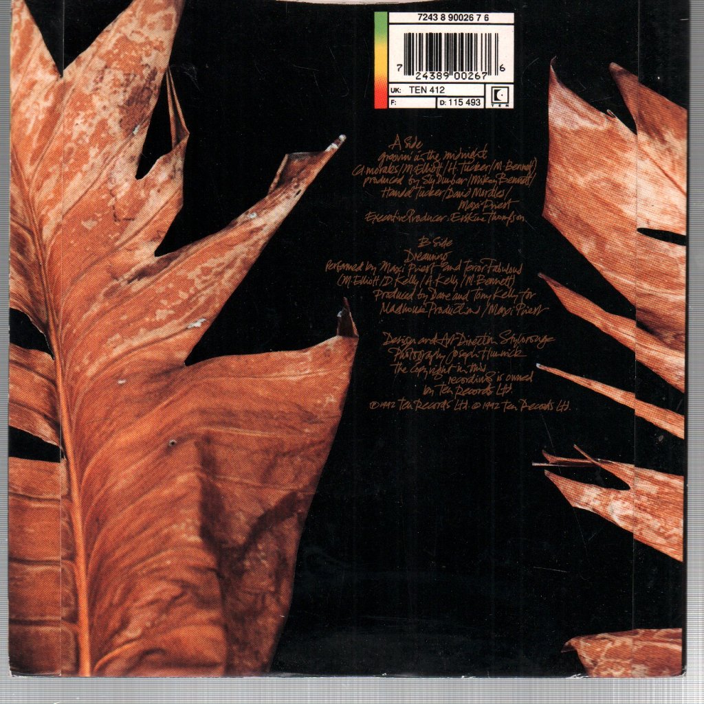 Maxi Priest - Groovin' In The Midnight - 7 Inch