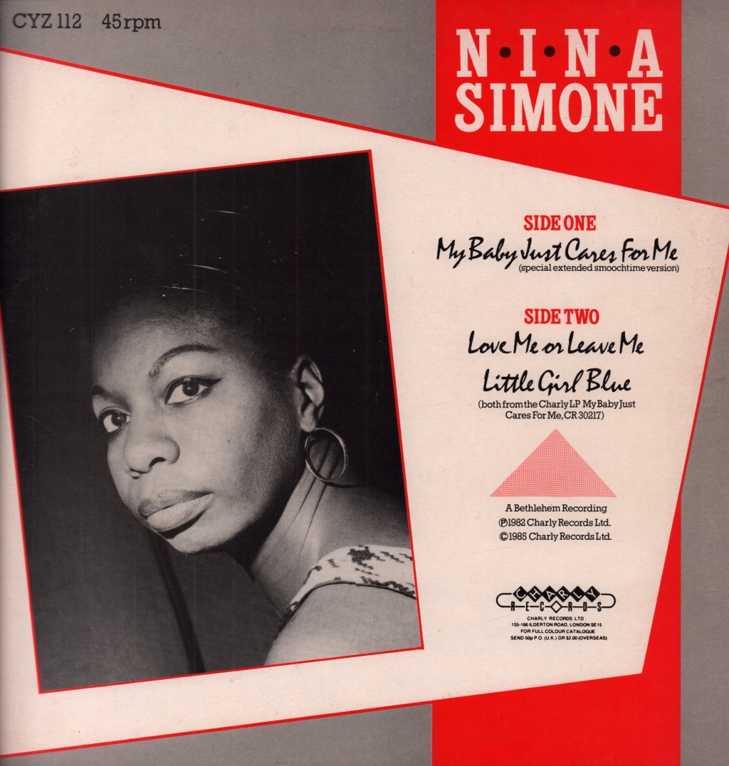 Nina Simone - My Baby Just Cares For Me - 12 Inch