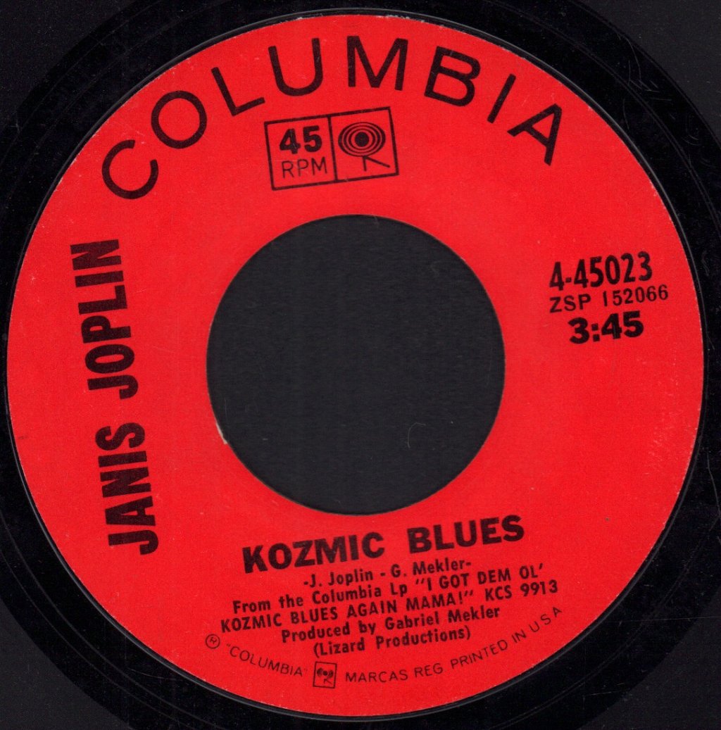 Janis Joplin - Kozmic Blues - 7 Inch