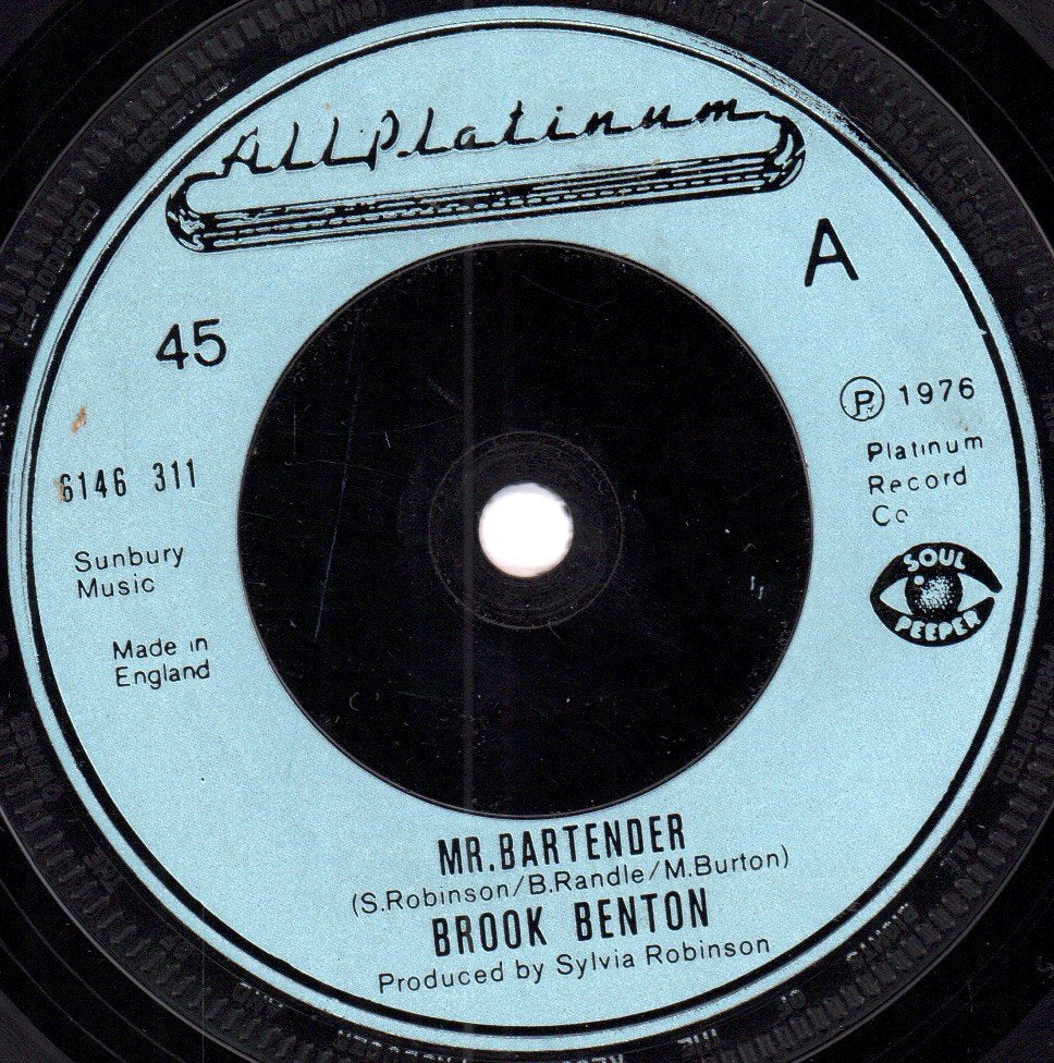 Brook Benton - Mr Bartender - 7 Inch