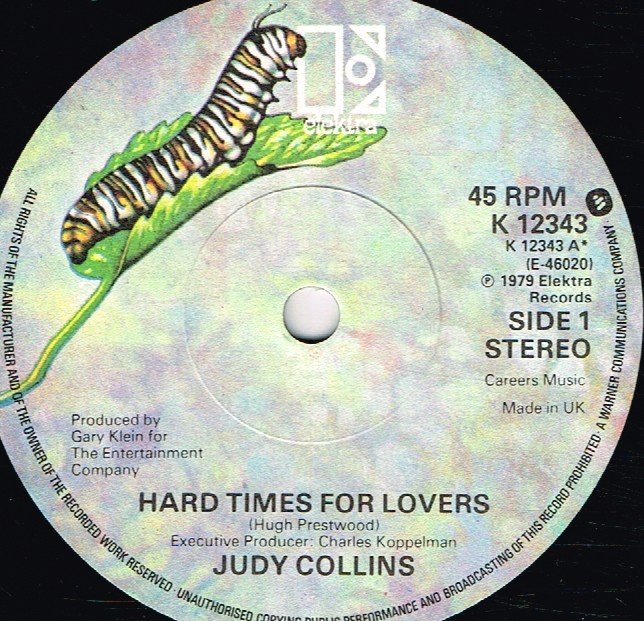 Judy Collins - Hard Times For Lovers - 7 Inch