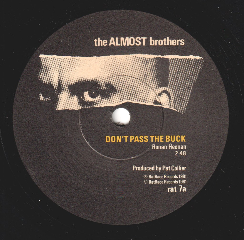 Almost Brothers - Don't Pass The Buck - 7 Inch