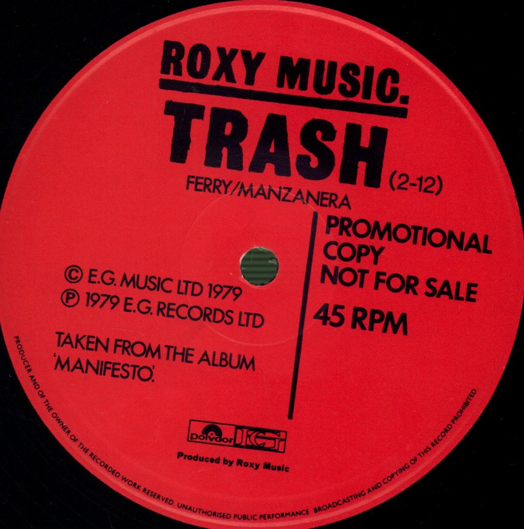 Roxy Music - Trash - 12 Inch