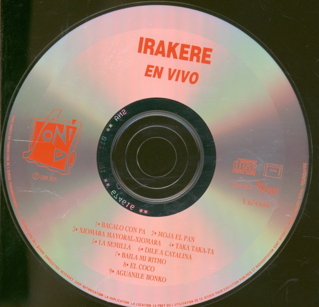 Irakere - En Vivo - Cd