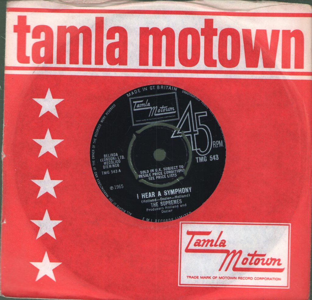 Supremes - I Hear A Symphony - 7 Inch