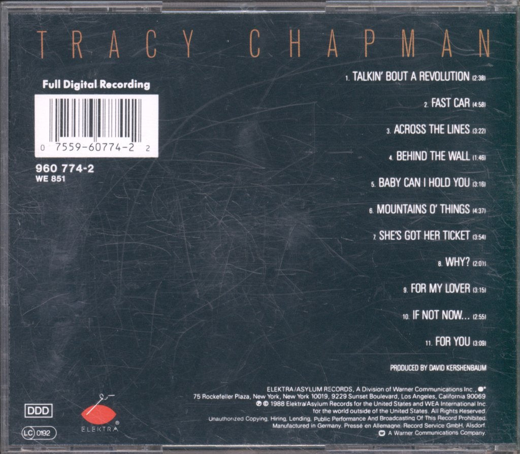 Tracy Chapman - Tracy Chapman - Cd