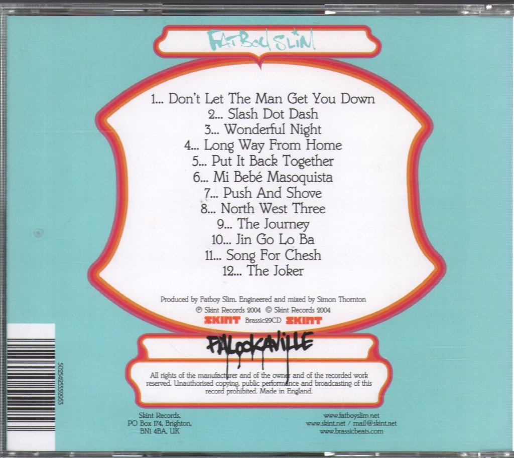 Fatboy Slim - Palookaville - Cd