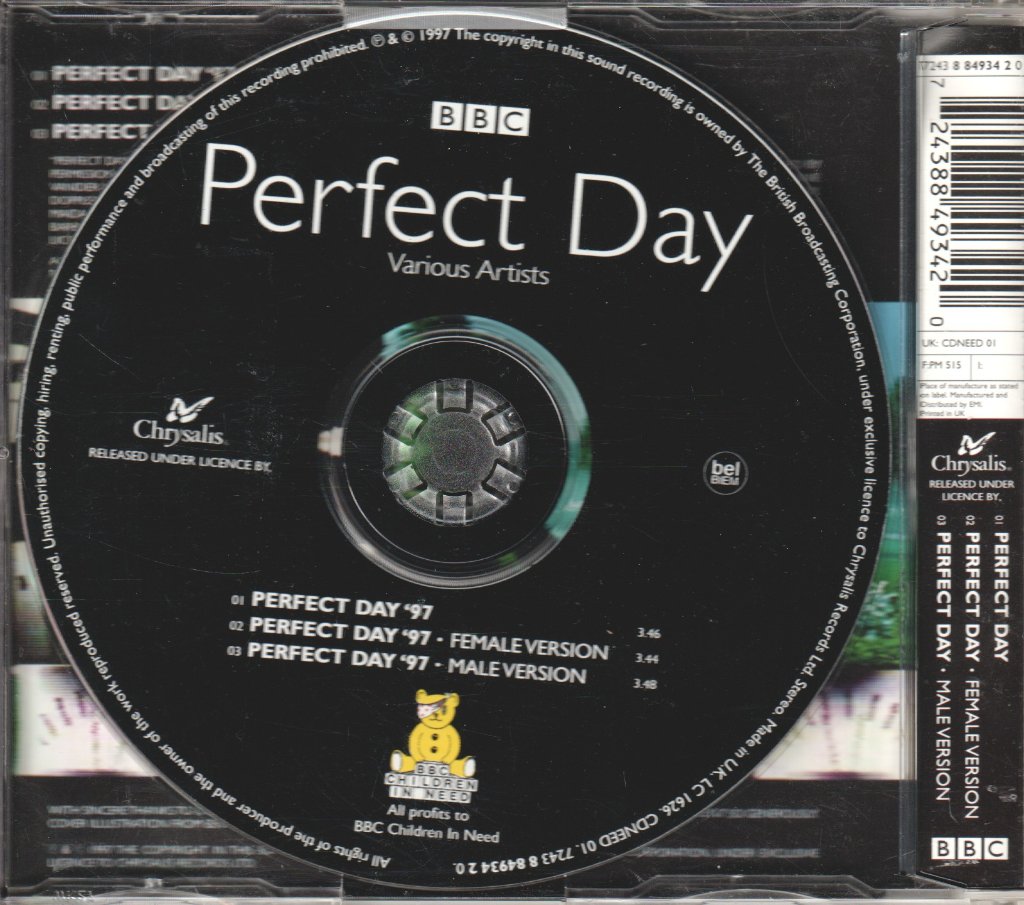 Lou Reed With Various Artists - Perfect Day - Cd