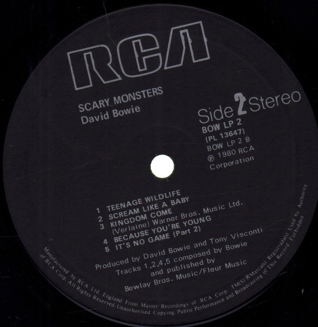 David Bowie - Scary Monsters - Lp
