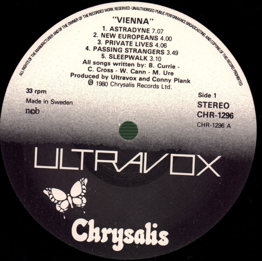 Ultravox - Vienna - Lp
