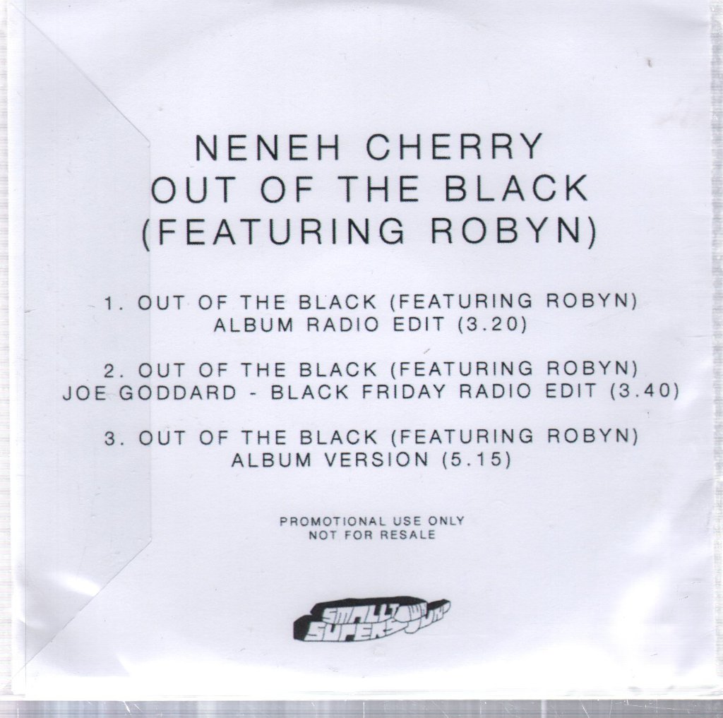 Neneh Cherry and Robyn - Out Of The Black - Cdr