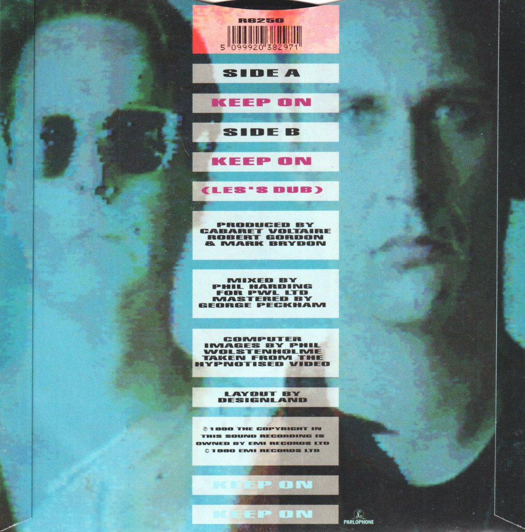 Cabaret Voltaire - Keep On - 7 Inch