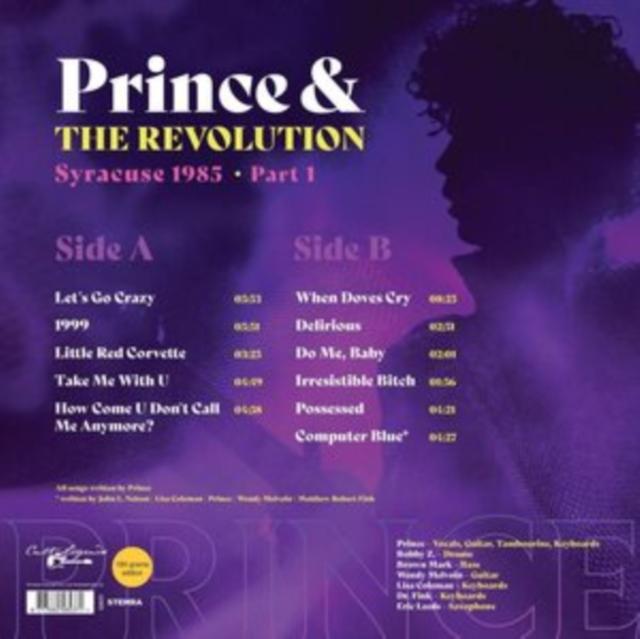 Prince And The Revolution - Syracuse 1985 Part 1 - Lp