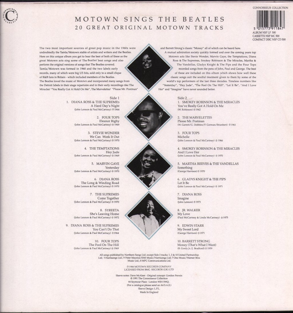 Various Artists - Motown Sings The Beatles - Lp