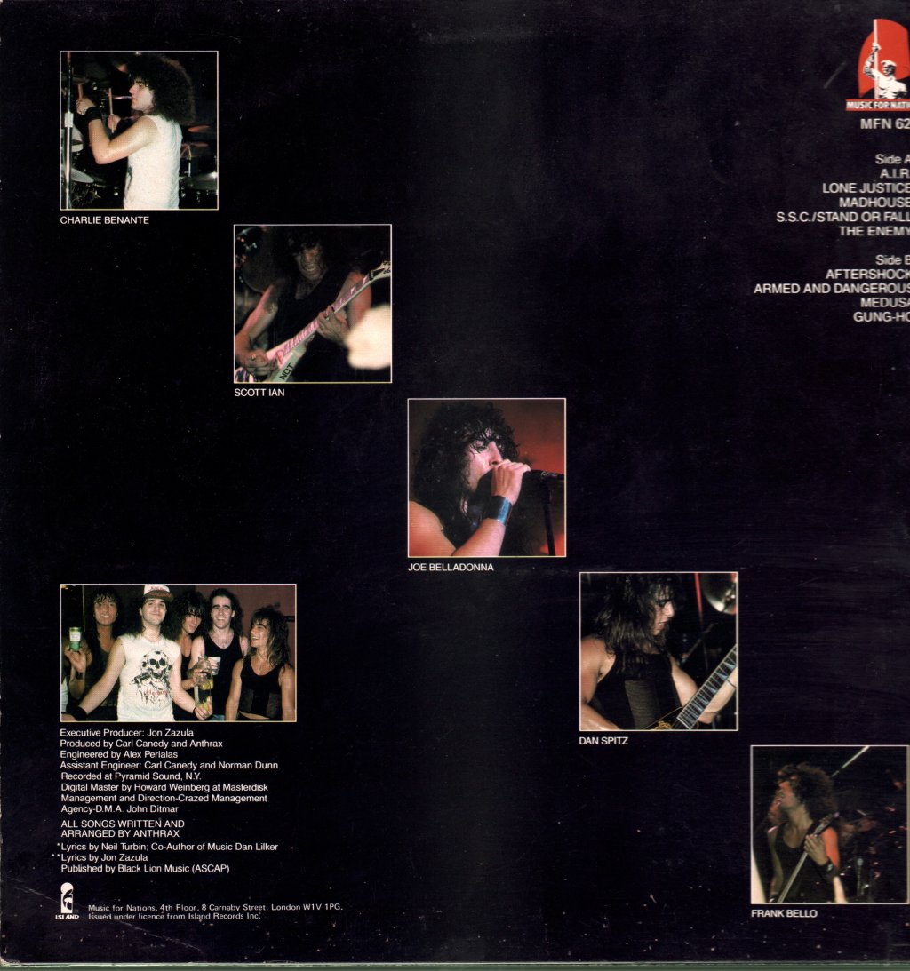 Anthrax - Spreading The Disease - Lp
