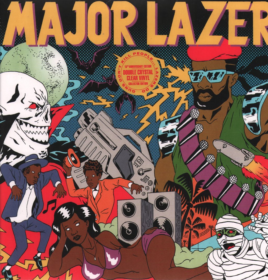 Major Lazer - Guns Don't Kill People... Lazers Do - Double Lp