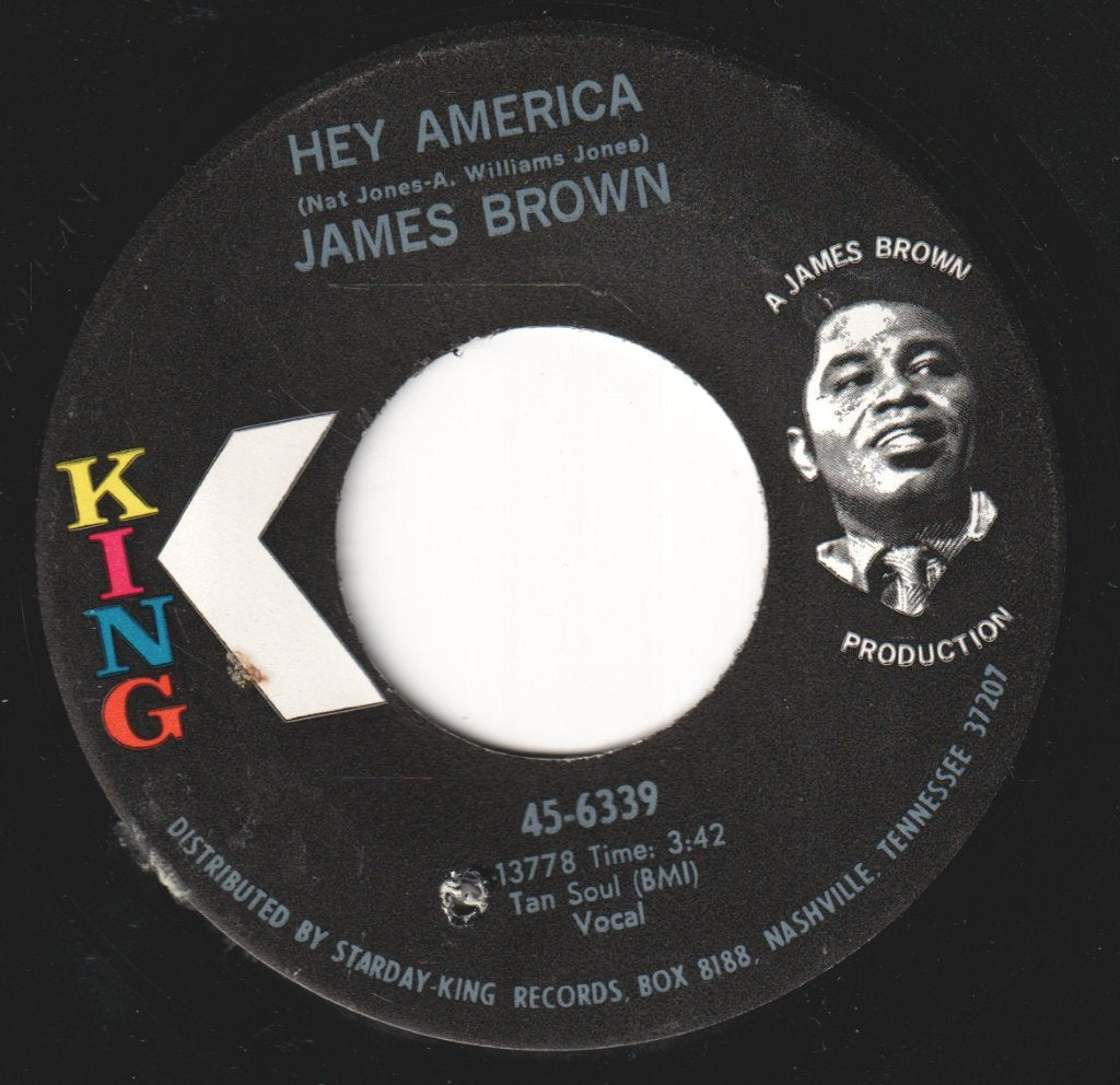 James Brown - Hey America - 7 Inch