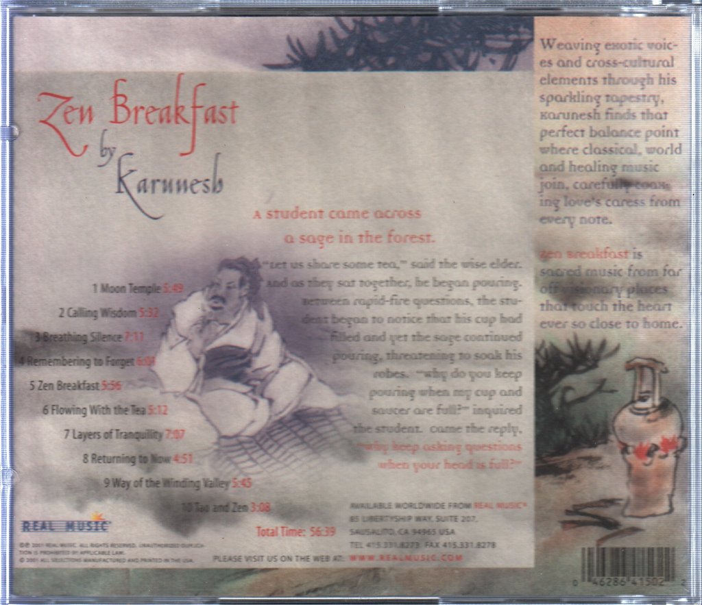 Karunesh - Zen Breakfast - Cd