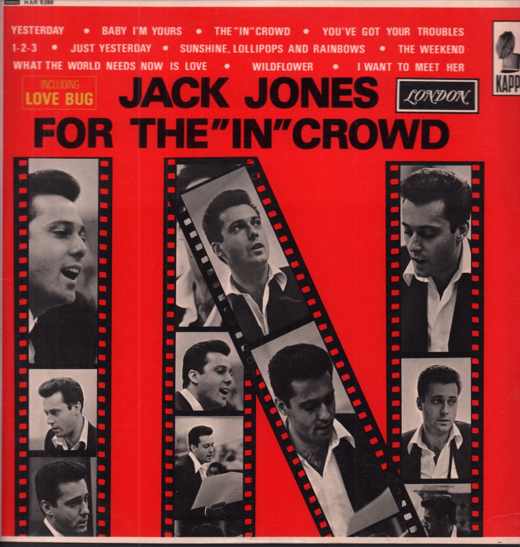 Jack Jones - For The In Crowd - Lp
