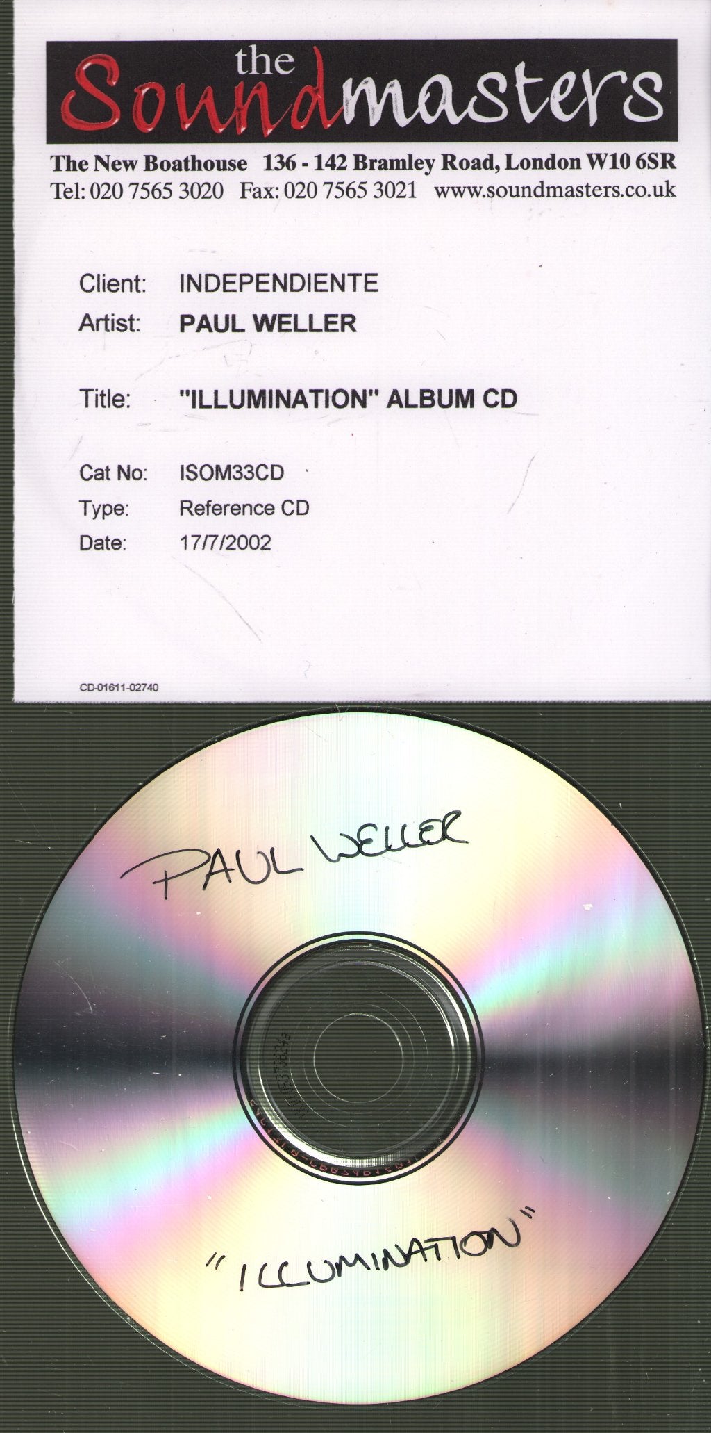 Paul Weller - Illumination - Cdr