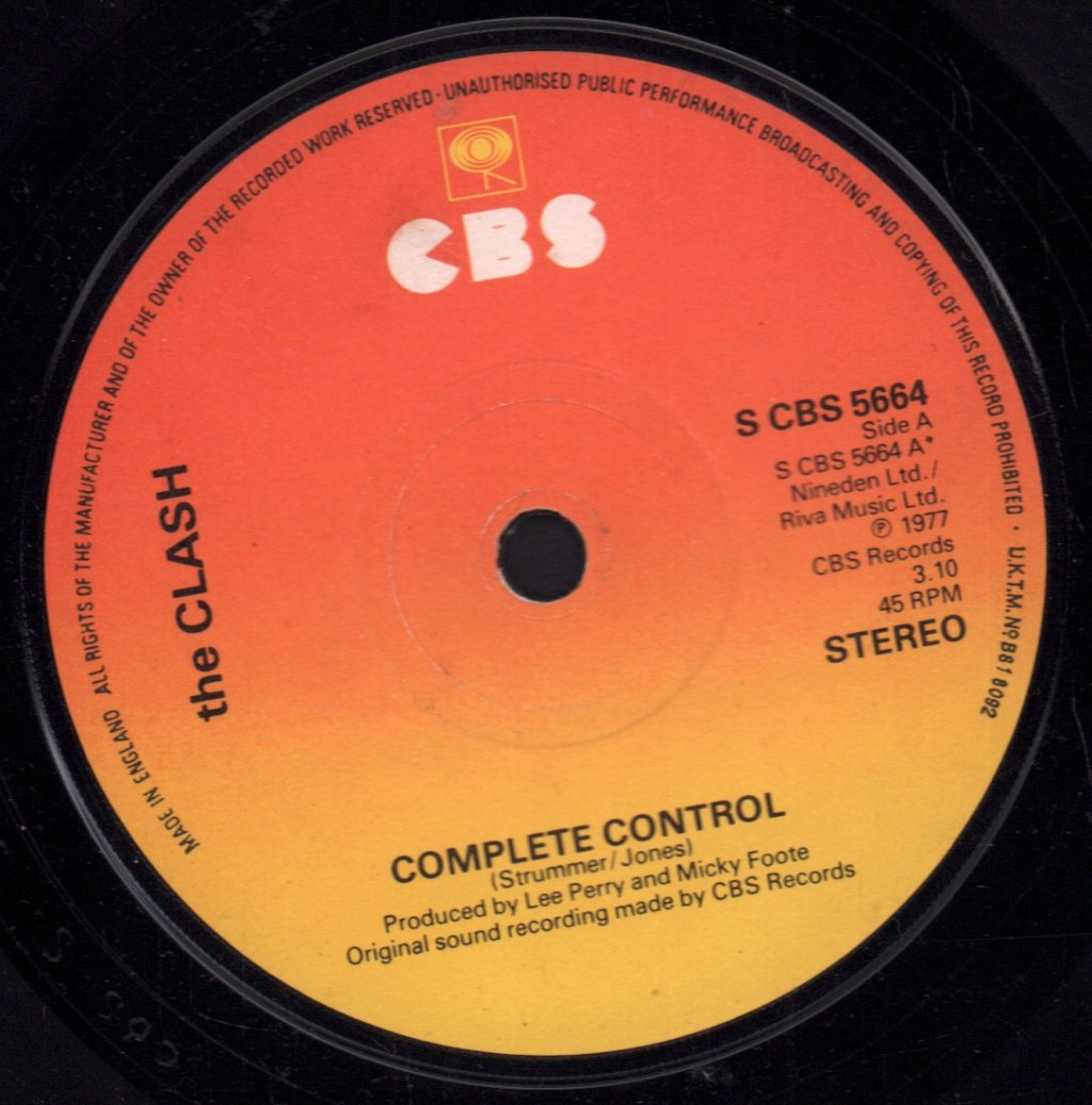 Clash - Complete Control - 7 Inch