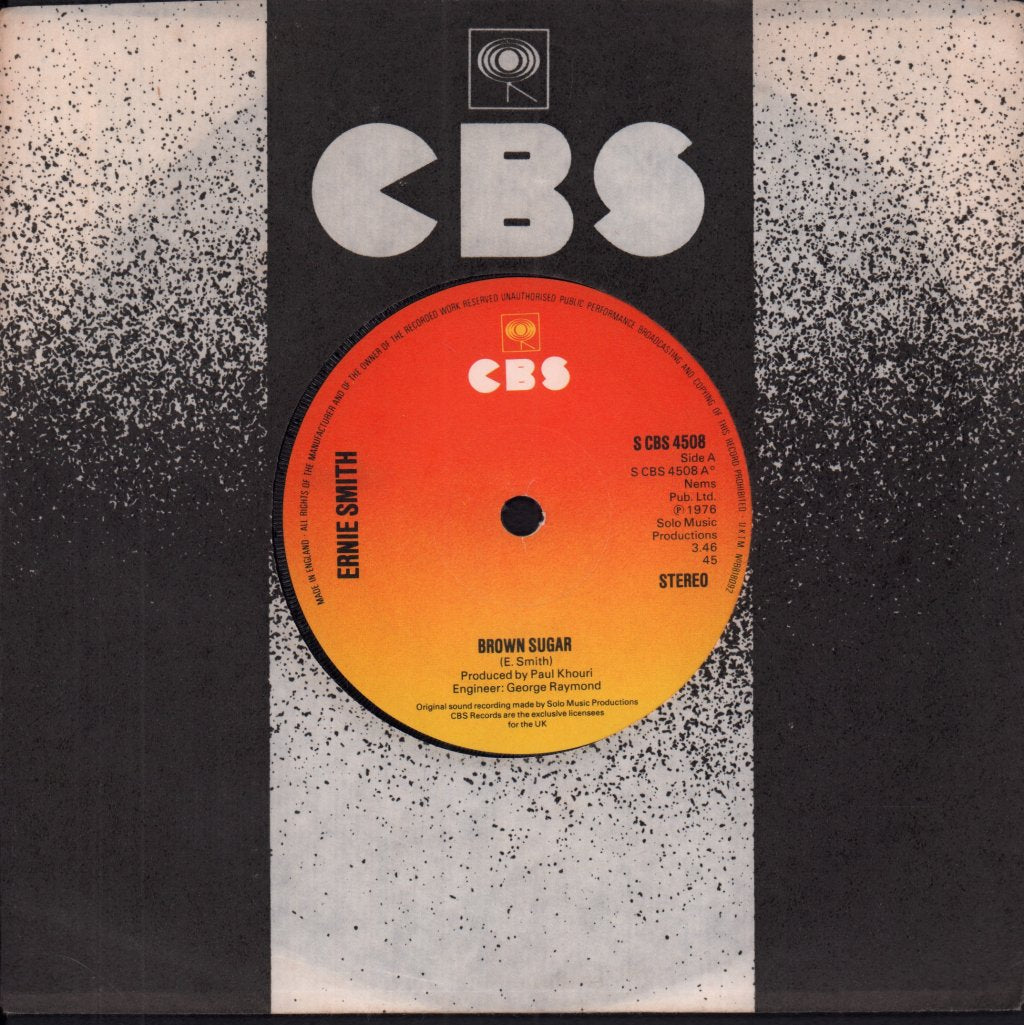 Ernie Smith - Brown Sugar - 7 Inch
