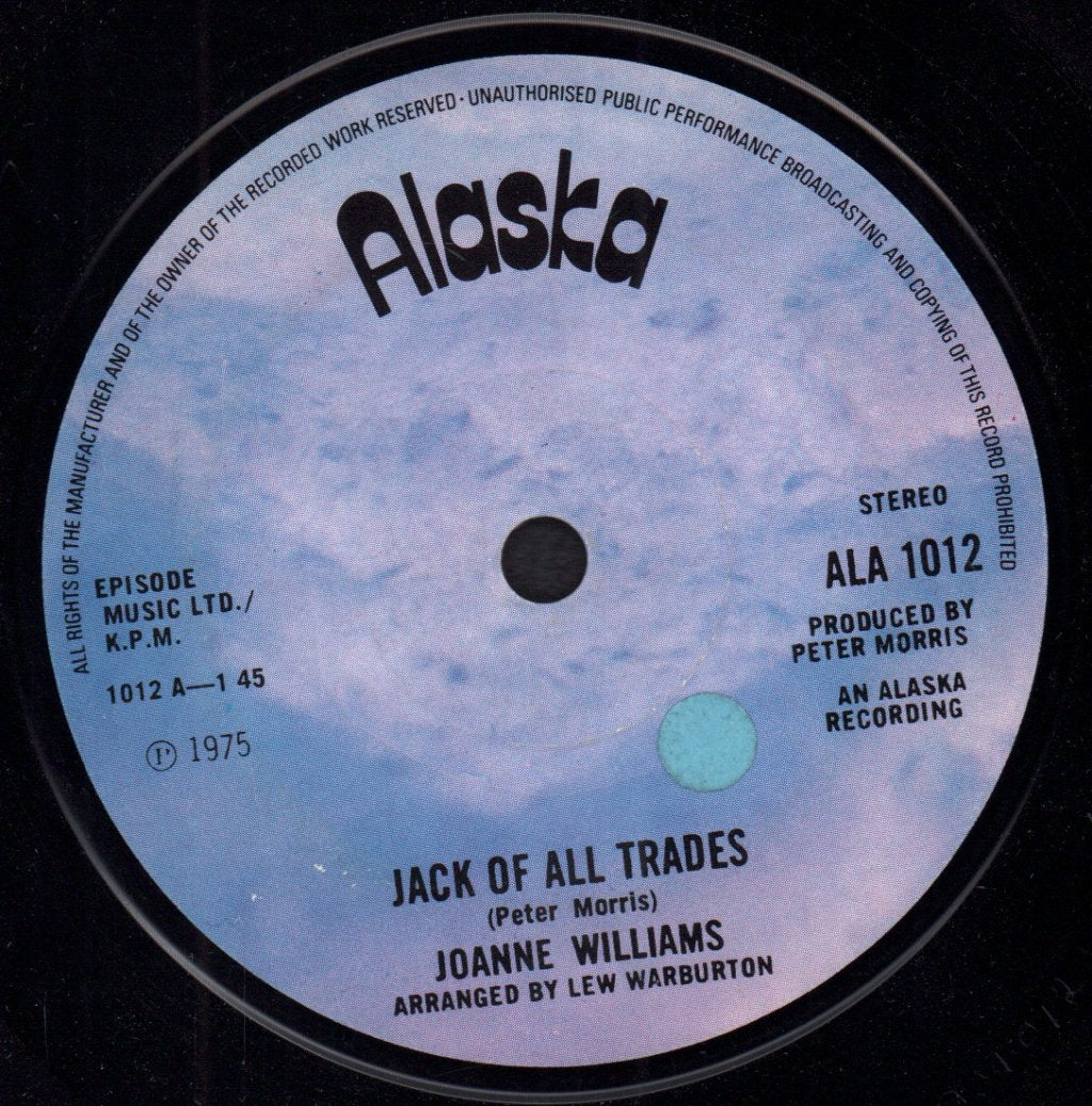 Joanne Williams - Jack Of All Trades - 7 Inch