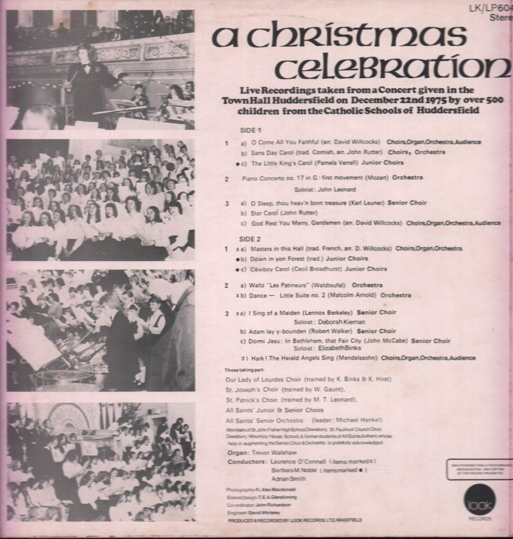 Huddersfield Catholic Schools - A Christmas Celebration - Lp