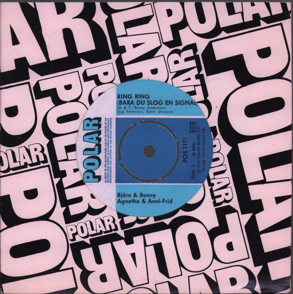 Björn & Benny, Agnetha & Anni-Frid - Ring Ring (Bara Du Slog En Signal) - 7 Inch