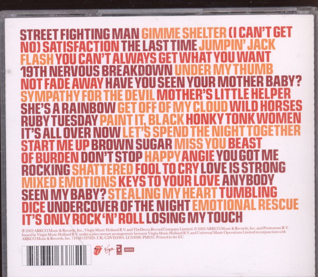 Rolling Stones - Forty Licks - Double Cd