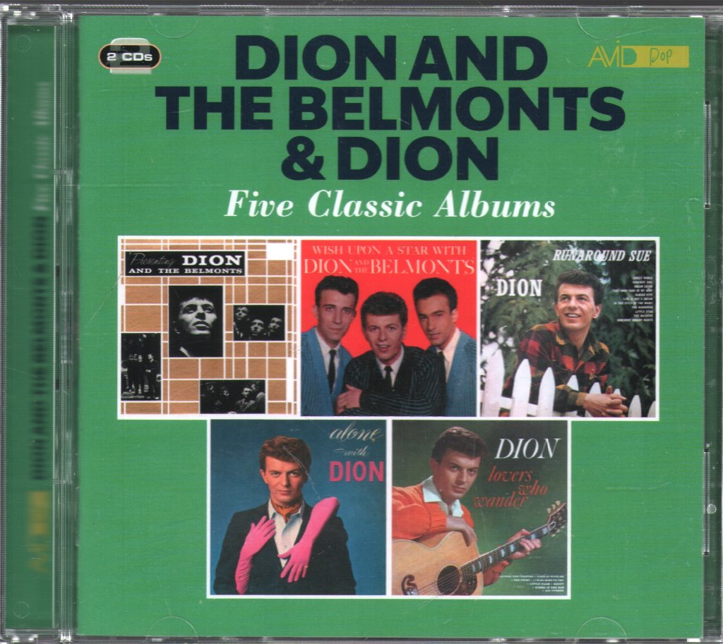 Dion & The Belmonts - Five Classic Albums - Double Cd