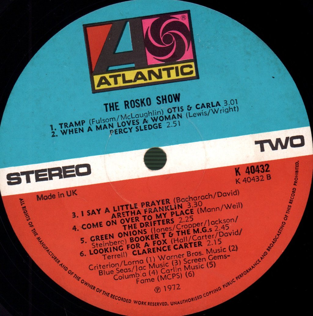 Various Artists - Rosko Show - Lp
