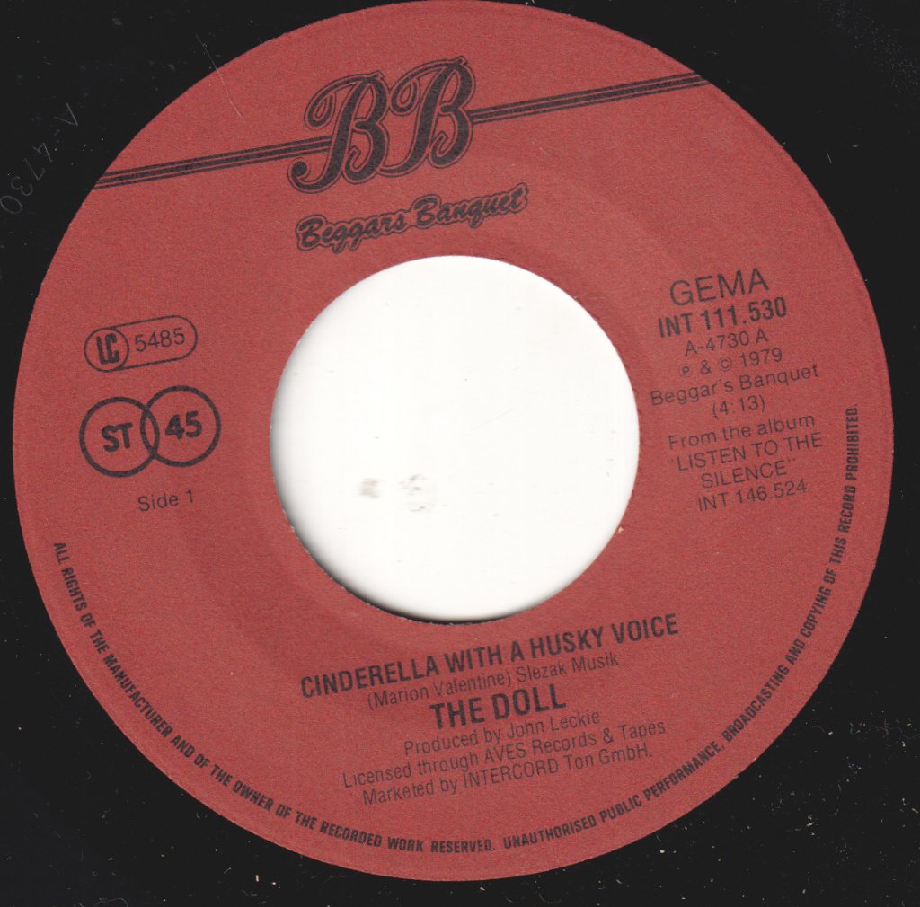Doll - Cinderella With A Husky Voice - 7 Inch