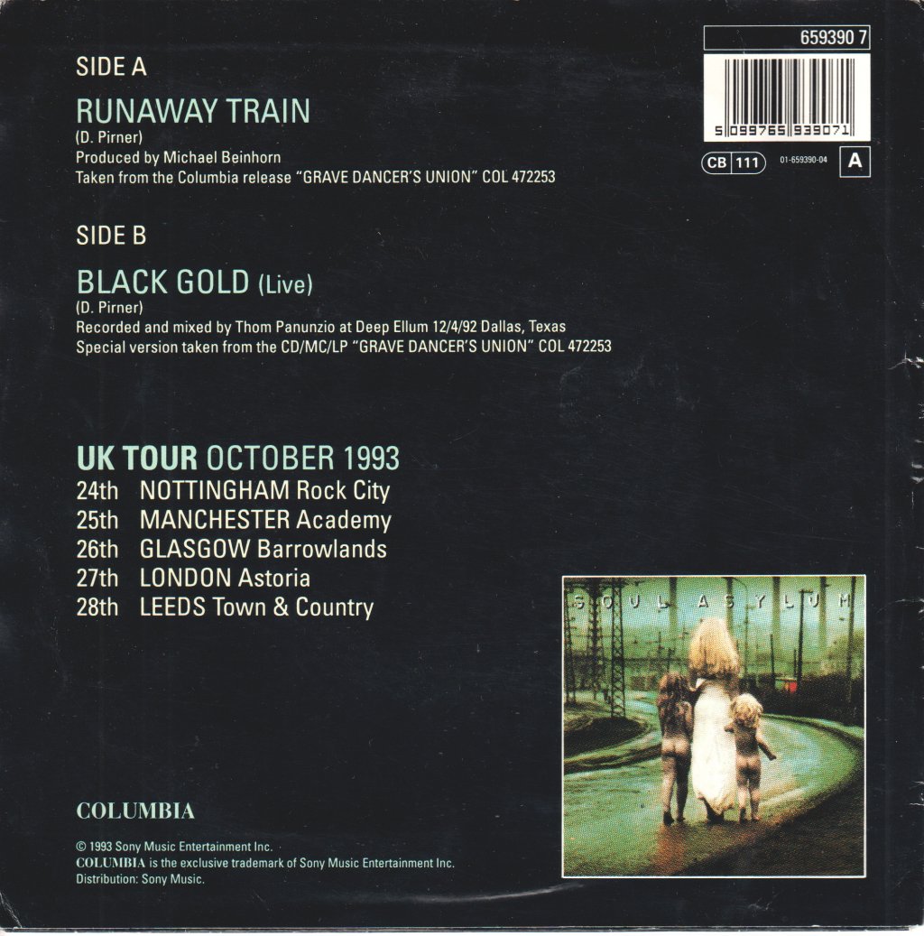 Soul Asylum - Runaway Train - 7 Inch