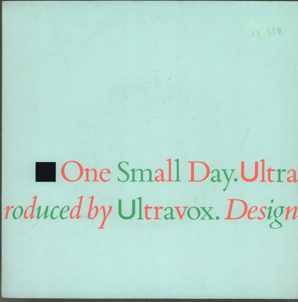 Ultravox - One Small Day - 7 Inch