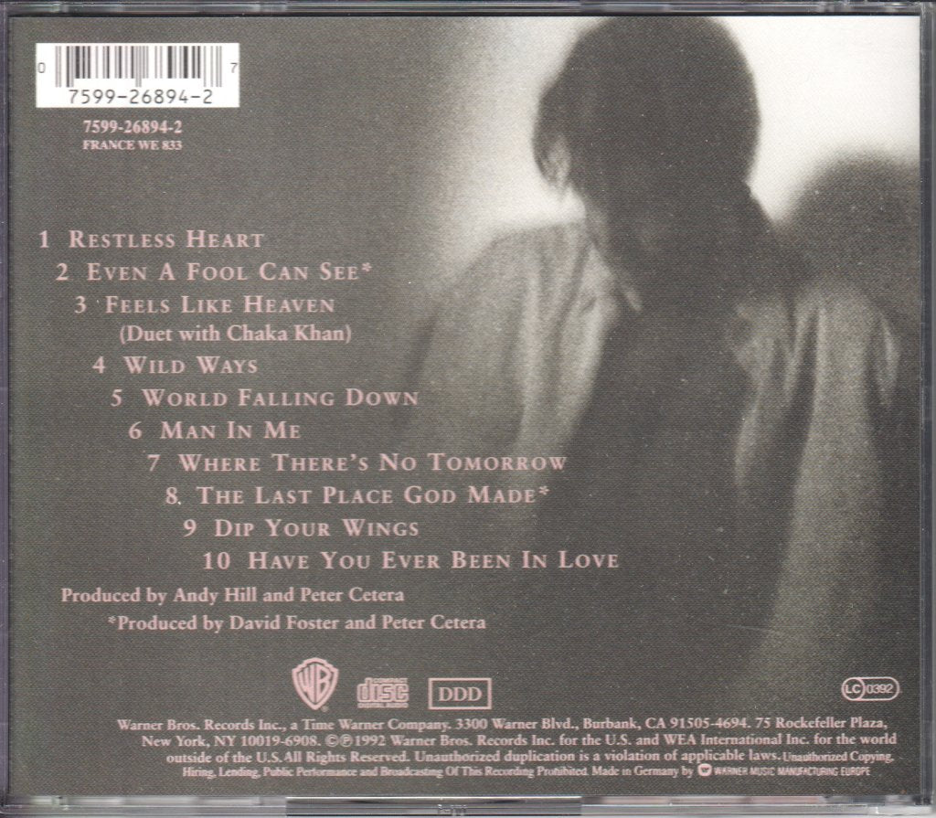 Peter Cetera - World Falling Down - Cd