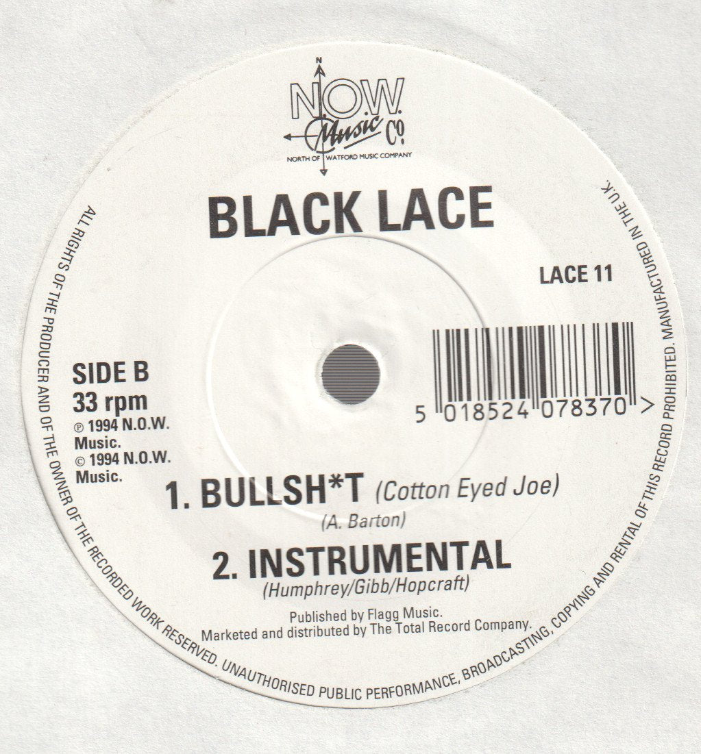 Black Lace - Bullsh*t (Cotton Eyed Joe) - 7 Inch