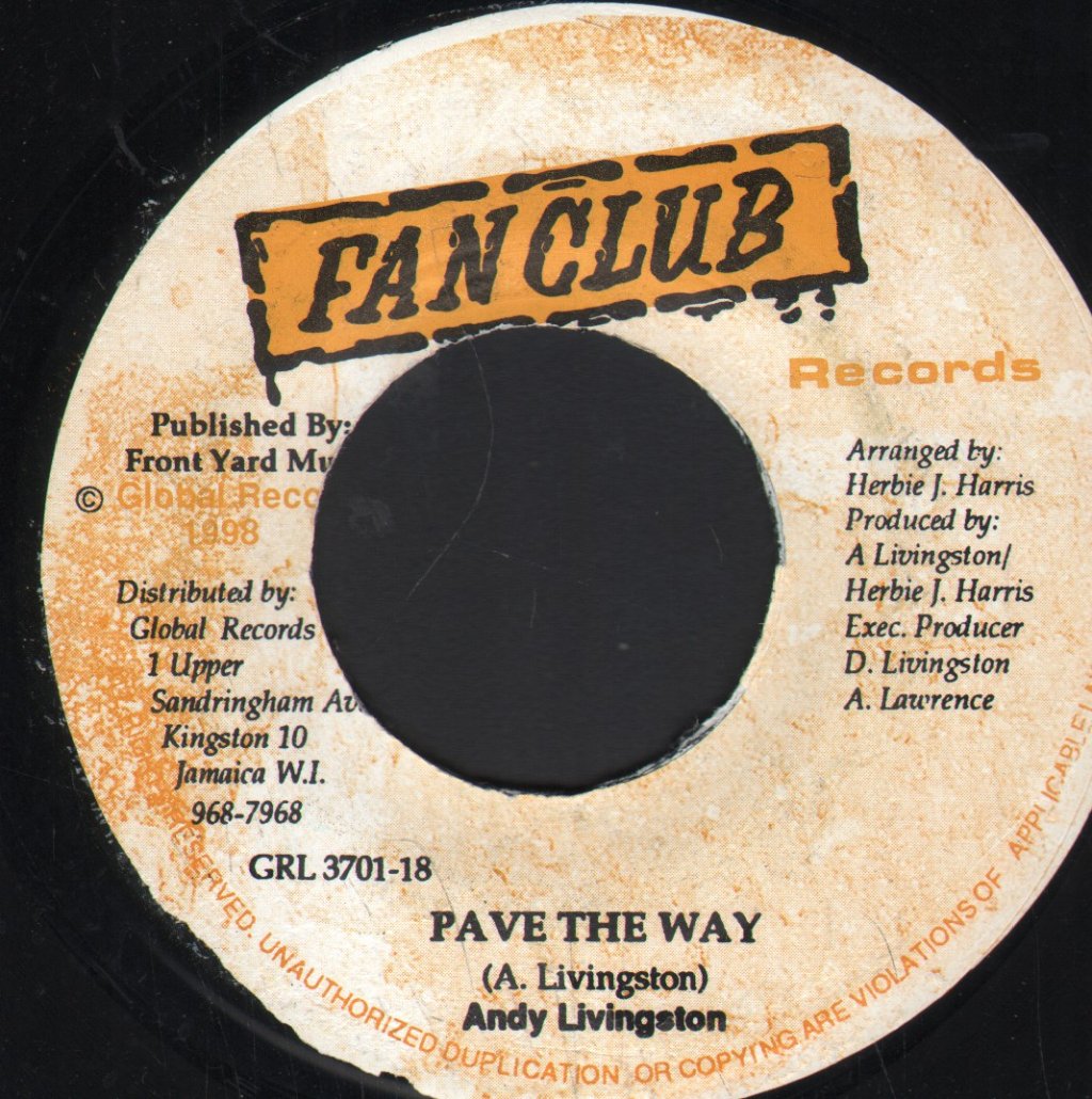 Andy Livingston - Pave The Way - 7 Inch